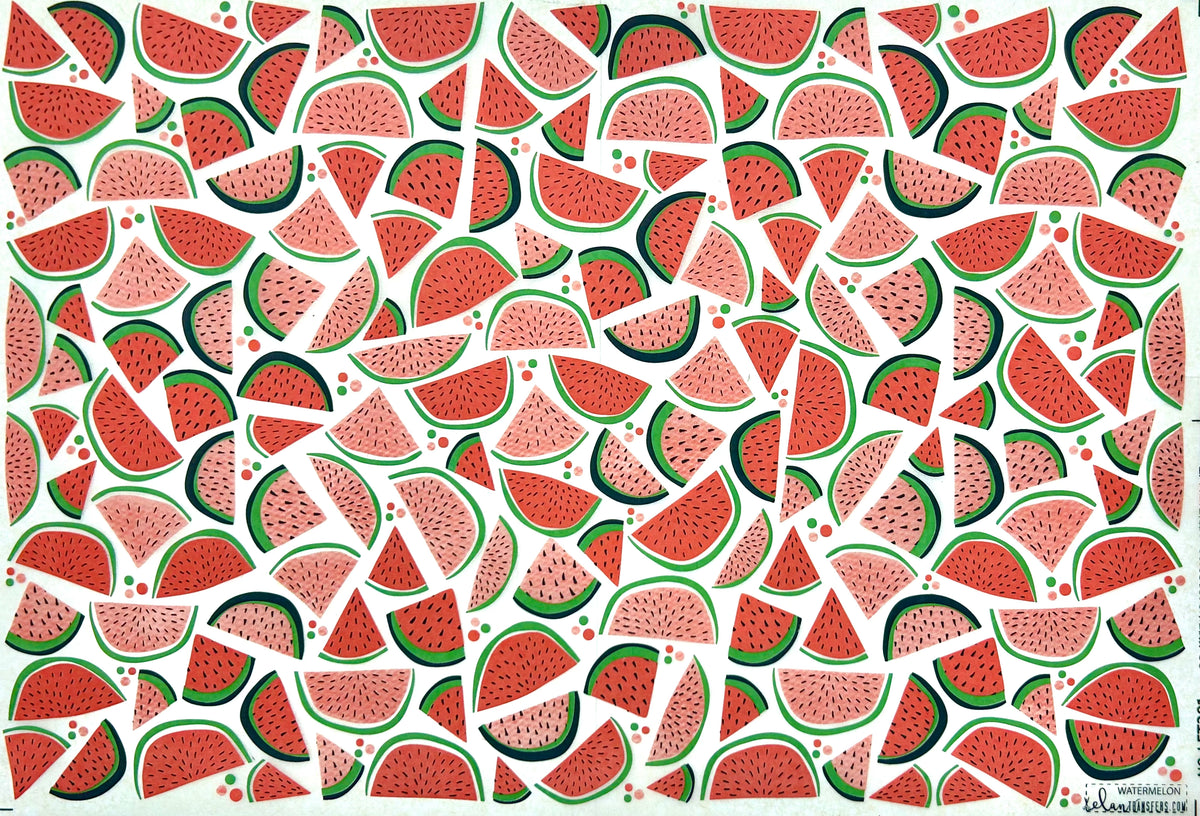 Watermelon - Underglaze Transfer Sheet