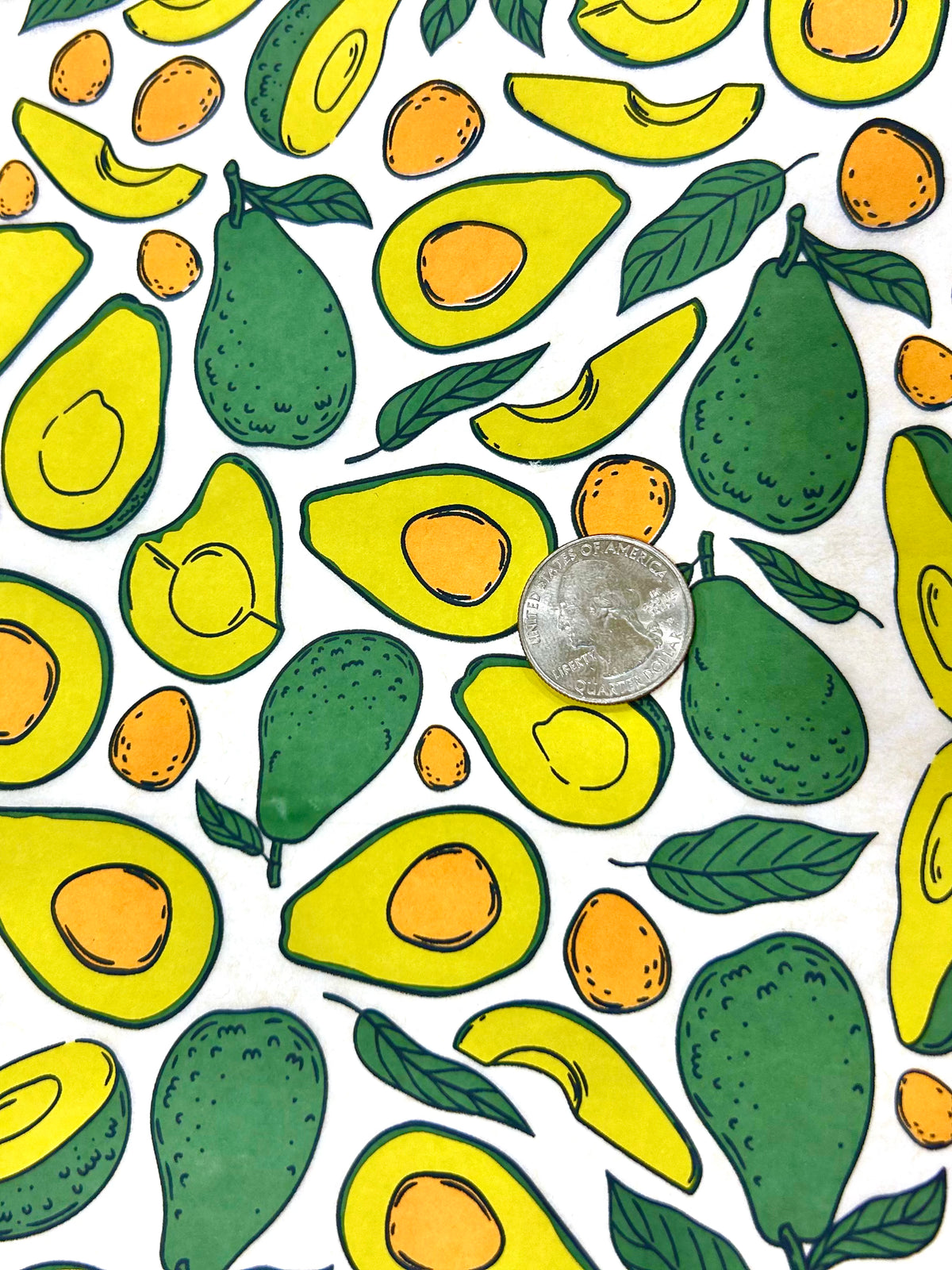 Avocados - Underglaze Transfer Sheet