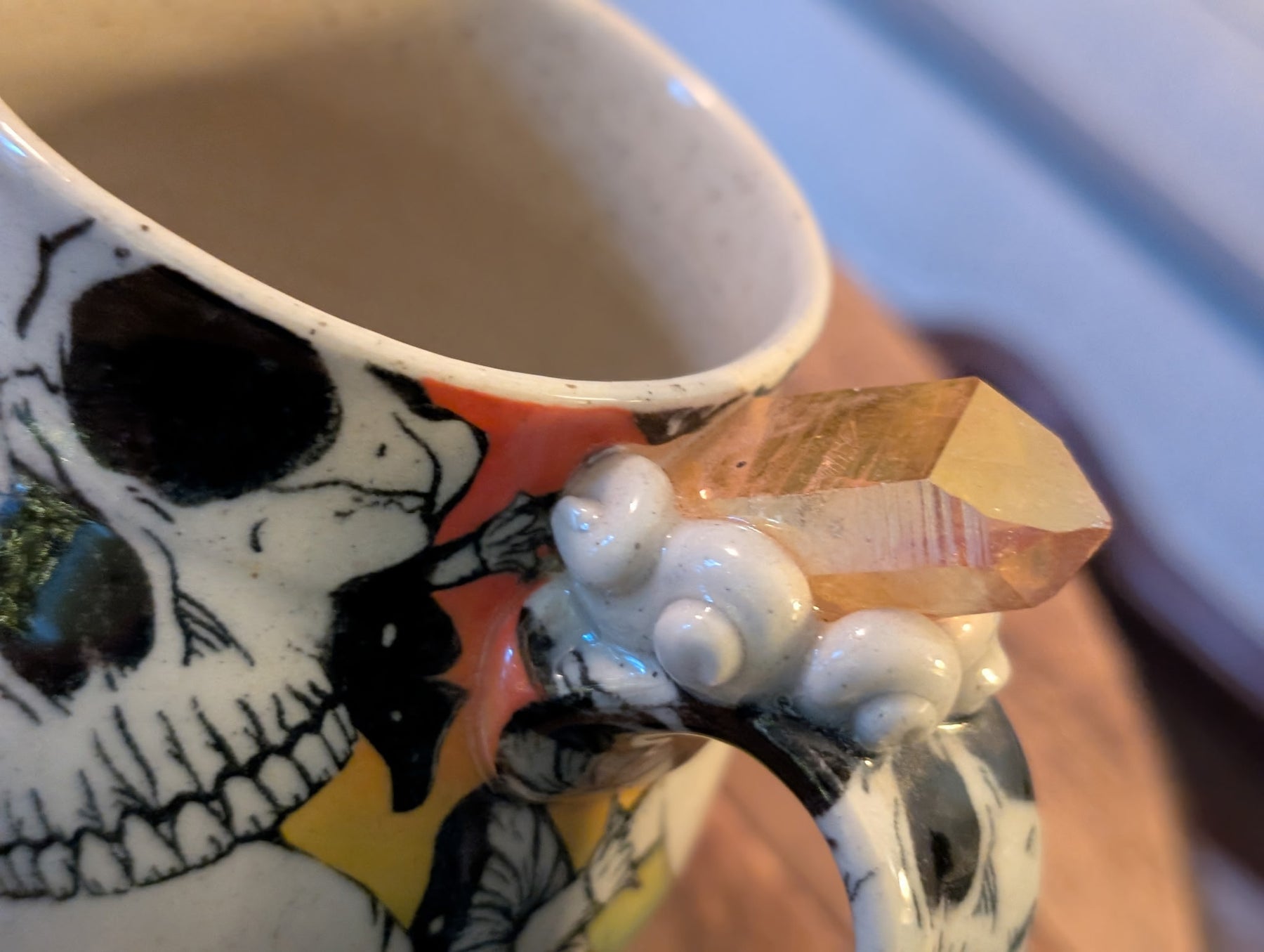 The Vault Collection: One-of-a-Kind Crystal Skull & Mushroom Mug #1