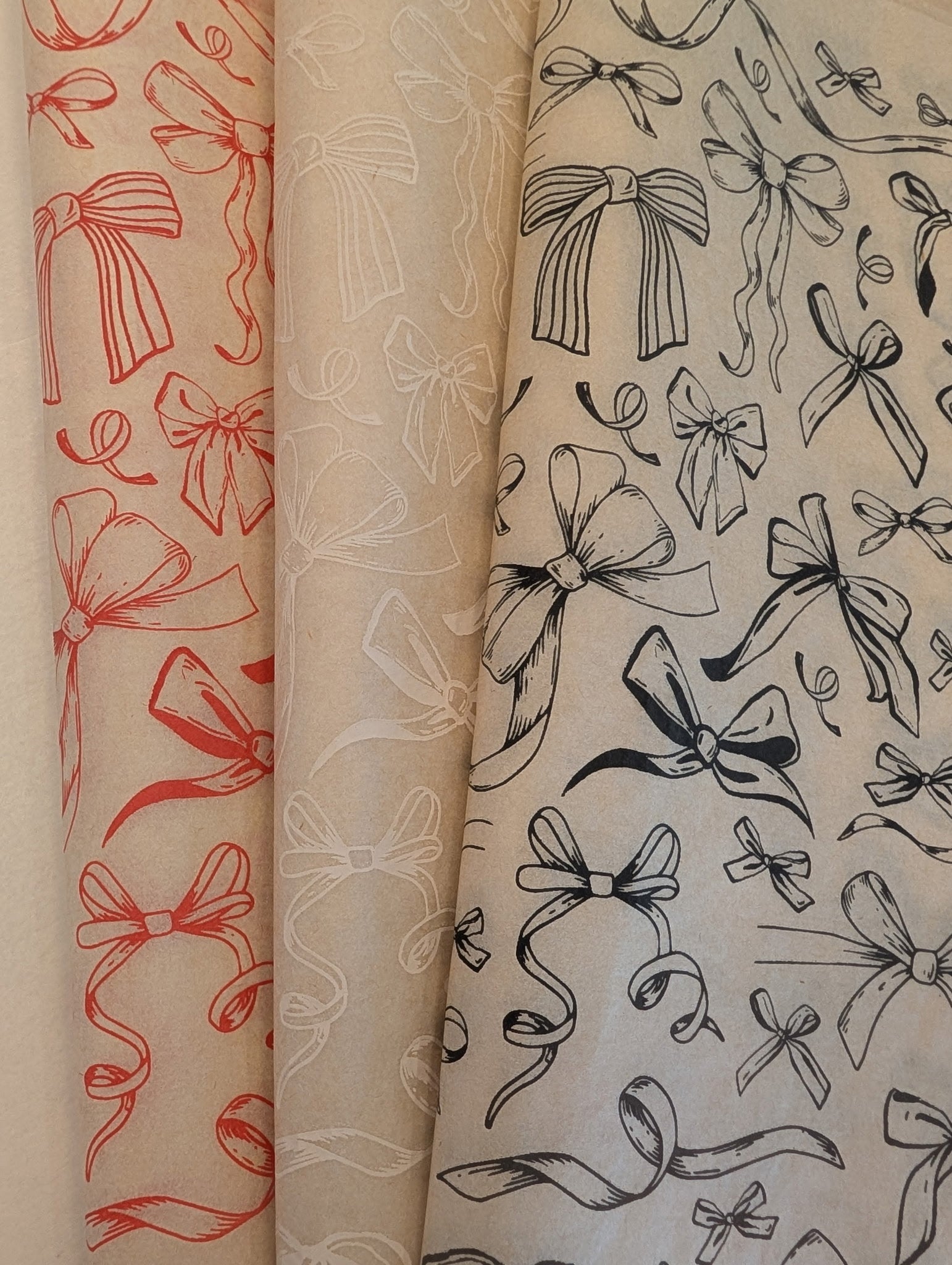 Bows - Underglaze Transfer Sheet