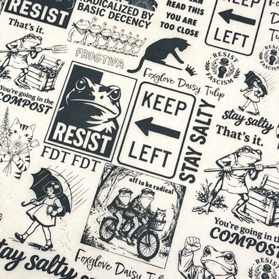 Resist! - Underglaze Transfer Sheet