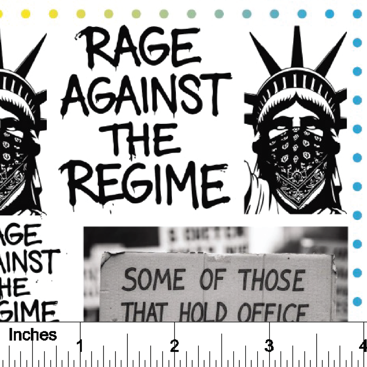 Rage Against the Regime - Overglaze Decal Sheet