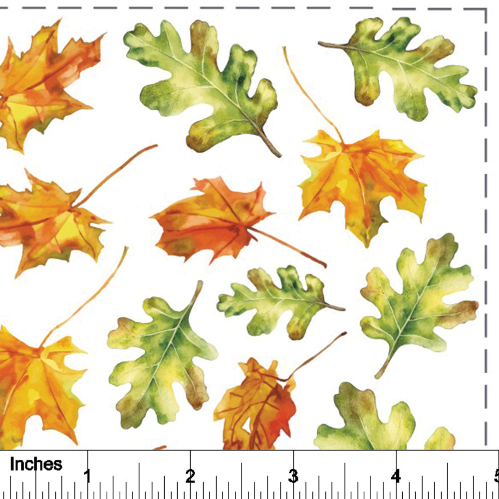 Fall Leaves - Overglaze Decal Sheet