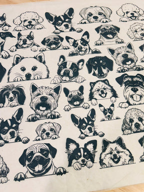 Zany Dogs - Small - Underglaze Transfer Sheet