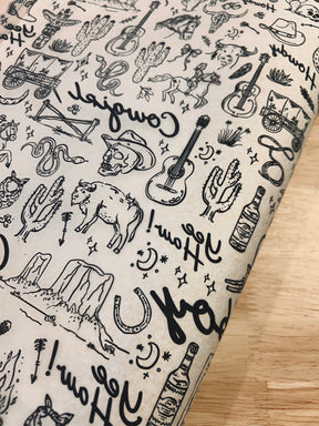 Cowboys & Girls - Underglaze Transfer Sheet