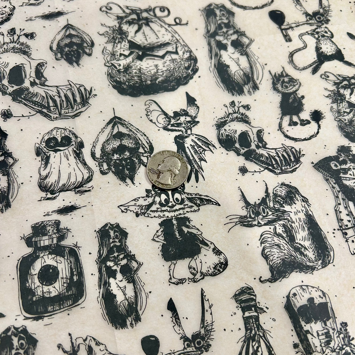Monsters - Underglaze Transfer Sheet