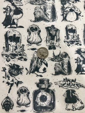 Monsters - Underglaze Transfer Sheet
