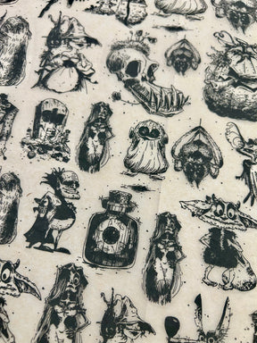 Monsters - Underglaze Transfer Sheet