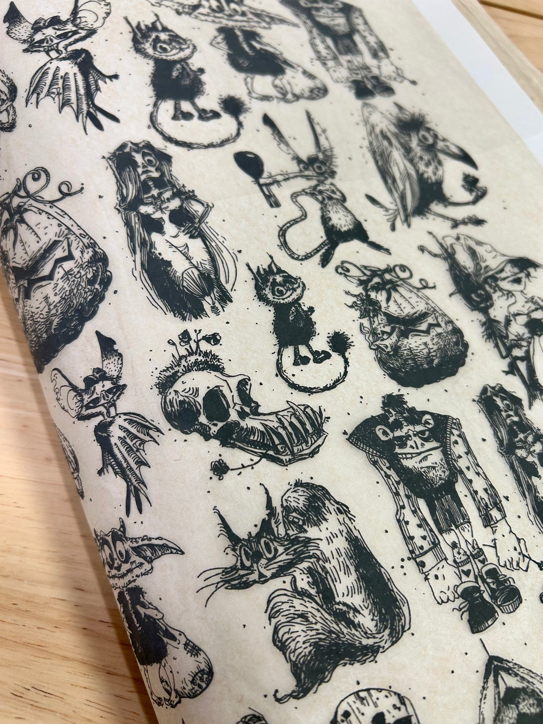 Monsters - Underglaze Transfer Sheet