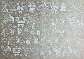 Vintage Santa - Underglaze Transfer Sheet
