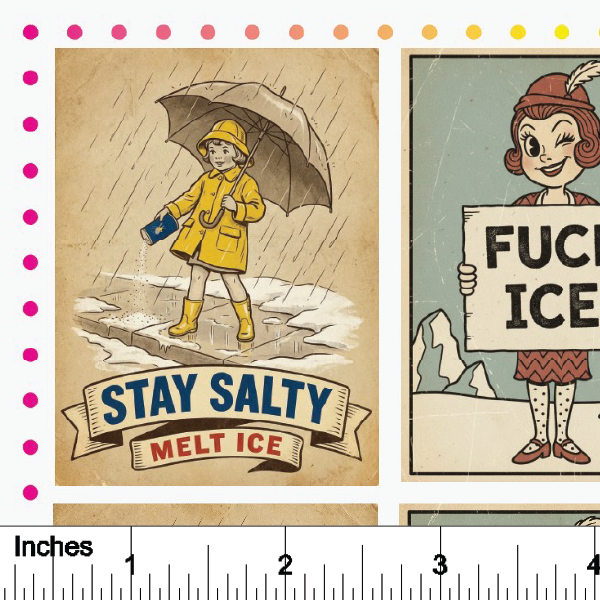 Stay Salty - Overglaze Decal Sheet