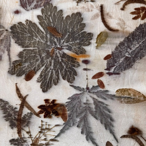 Introduction to Eco Printing and Mordants to Enhance the Botanical Print- Workshop