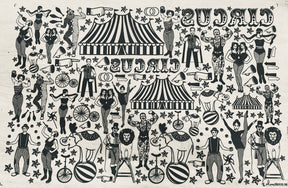 Circus - Underglaze Transfer Sheet